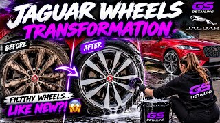 THESE JAGUAR WHEELS NEEDED A SERIOUS DEEP CLEAN!🤯🫧