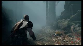 God Of War - Path To The Mountain Find Atreus Through Forest Fog Cave With Witch Boar 2018
