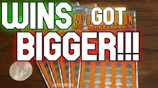 WINS GOT BIGGER AND BIGGEST WIN CAME IN PART 4! $400 Million Money Mania $30 Lottery Scratch Tickets