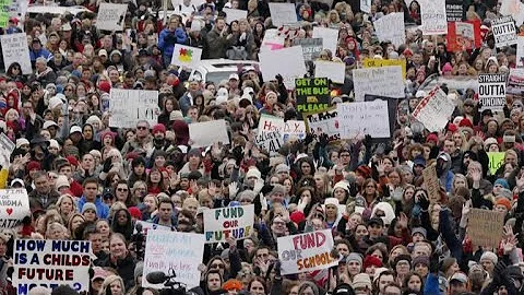 Oklahoma teacher strike continues in school funding fight