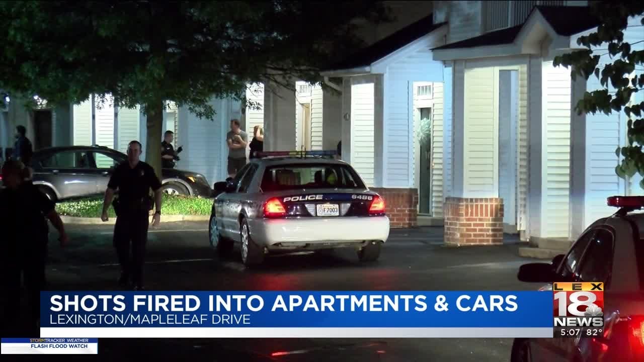 Shots Fired Into Apartments & Cars