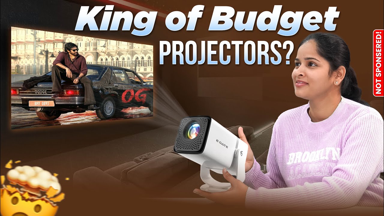 I Tested the Most Affordable Projector 😱 Egate Atom 3X At ₹7K