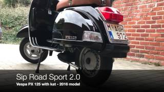 Vespa Px 125 Stock Exhaust Vs Sip Road Sport 20