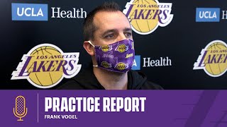 Frank Vogel discusses lineups for the season, and upcoming opening game | Laker Practice