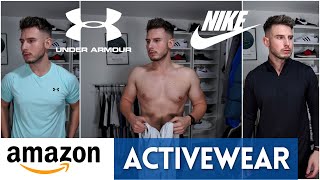 *AFFORDABLE* AMAZON Fashion Activewear Haul | Men's Gymwear 2021 (Nike, Under Armour + Adidas)
