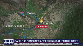 Oasis Fire burning in Walla Walla County is now contained