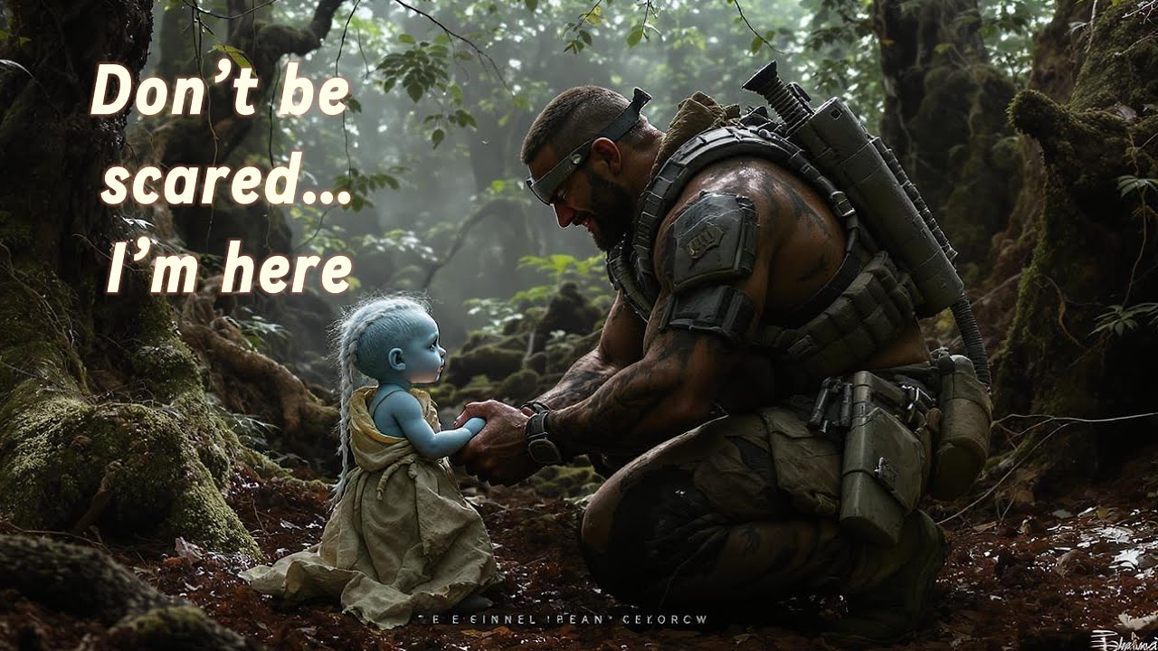 Left to Die Among Monsters, the Little Alien Girl Cried and Then a Human Found Her