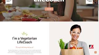 Rosalinda health coach and vegetarian lifestyle blog wordpress theme
