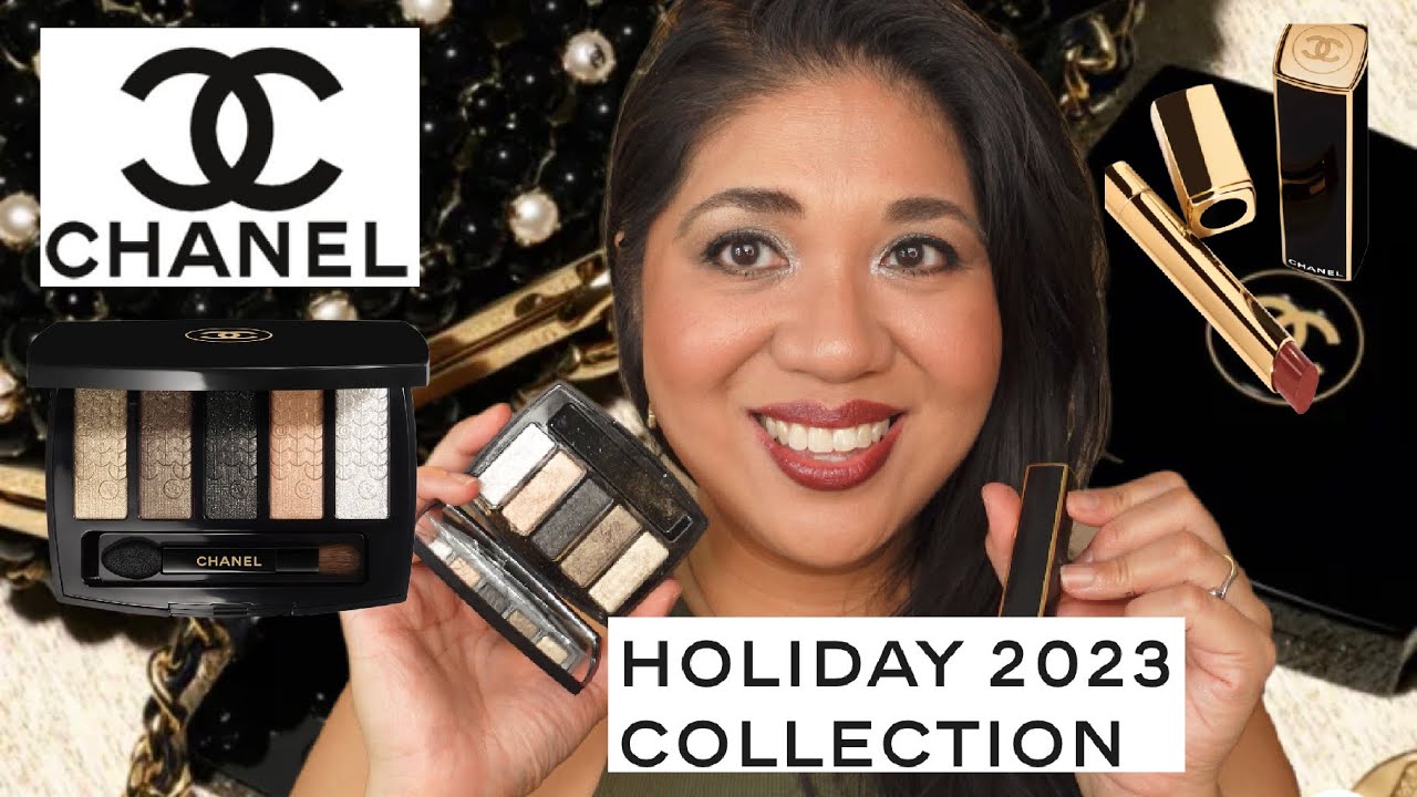 CHANEL 2023 HOLIDAY COLLECTION LUMIÈRE GRAPHIQUE & ROUGE ALLURE L'EXTRAIT 2  LOOKS, SWATCHES, REVIEW 