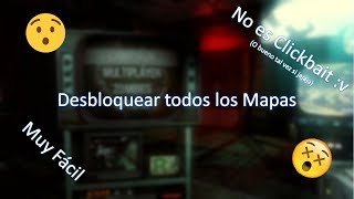 Como desbloquear todos los mapas de Black Ops