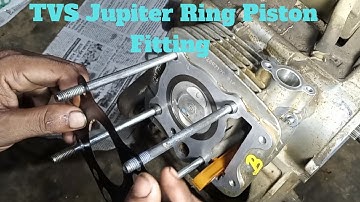 TVS Jupiter Ring Piston Fitting #rinku#mechanical