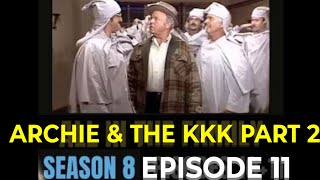Archie Bunker Says he's black to fight the Local Klan 