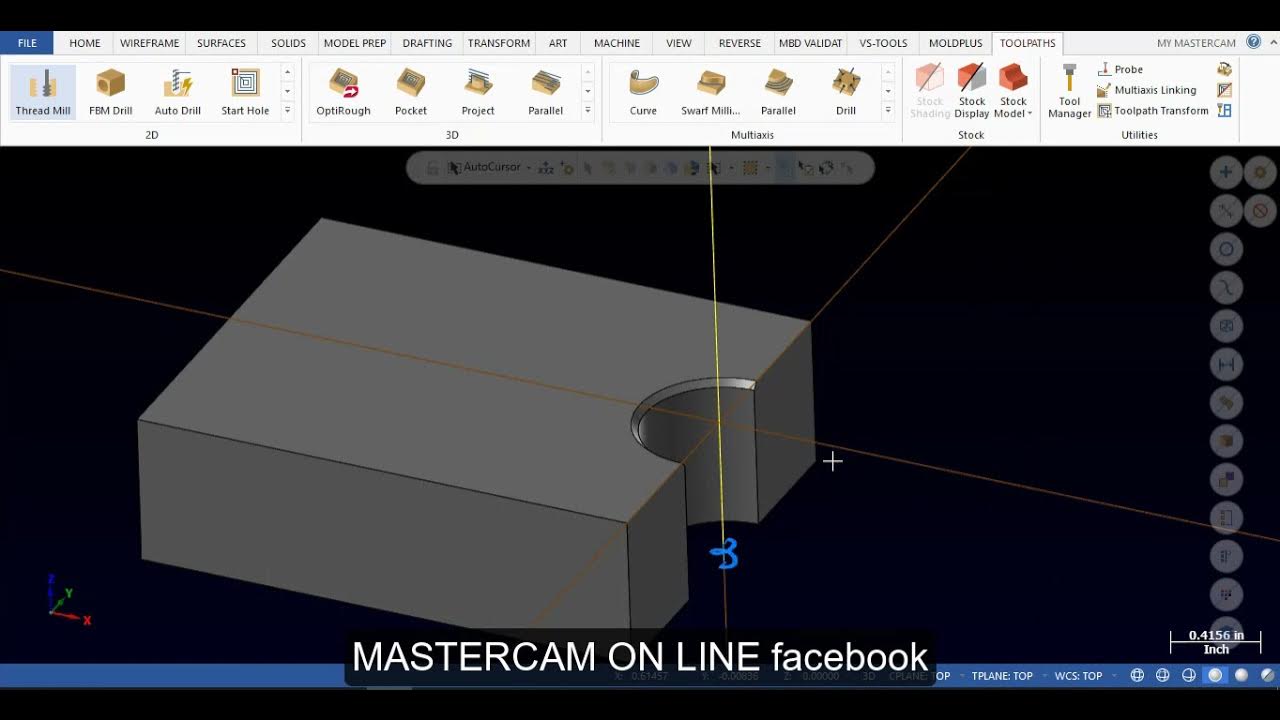 mastercam threadmill YouTube
