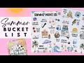 PLAN WITH ME & FLIP THROUGH | SUMMER BUCKET LIST
