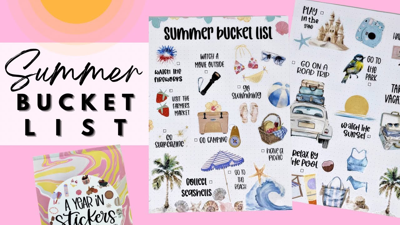 PLAN WITH ME & FLIP THROUGH | SUMMER BUCKET LIST