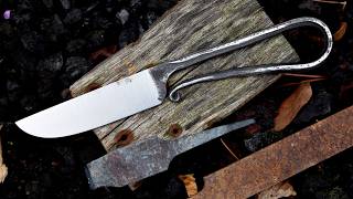 Turning a discarded file into a beautiful knife.