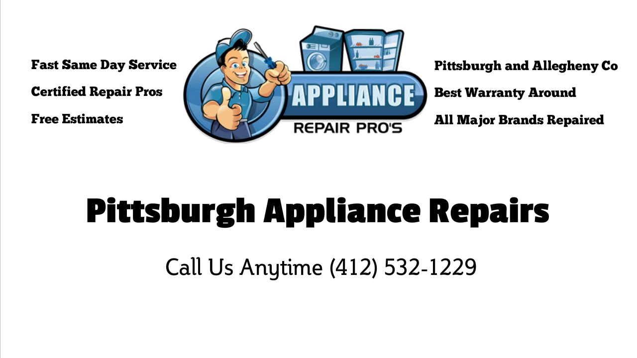 (412) 5321229 Pittsburgh Appliance Repairs 4323 Murray Ave, Pittsburgh, PA 15217 YouTube