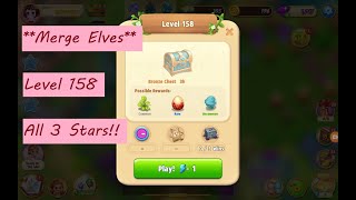 Merge Elves **Level 158** All 3 Stars! screenshot 5