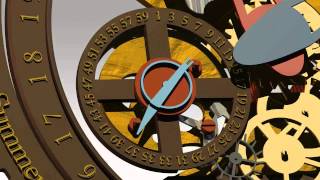 City of Steam Clock and Calendar Modeled and Rendered in Inventor