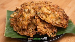 Crispy & Delicious Vegetable Fritters :: Bakwan Sayur