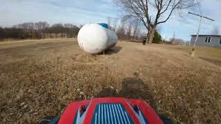 Playing With My Son's Christmas Present - Kid Galaxy RC Monster Truck