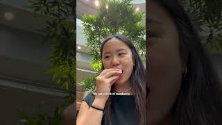 what I ate in a day in Singapore + at Changi Airport! so FIRE 😂🫶🏻#whatieatinaday #singapore #shorts