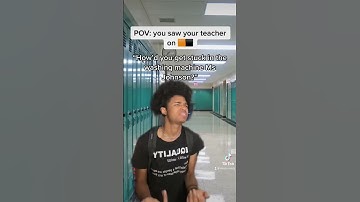 When you see your teacher on the hub 😭