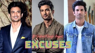 Excuses ft. Shushant Singh Rajput edit | Shushant Singh Rajput status #ssr #shorts #excuses #swag
