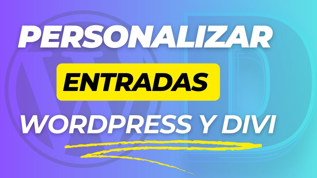 Divi theme builder 🗒️ Como personalizar las entradas en WordPress con divi theme