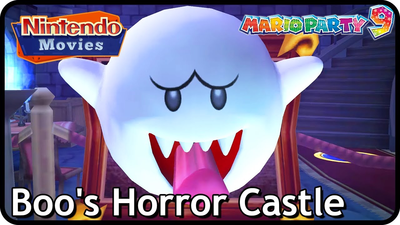 Mario Party 9 - Boo's Horror Castle (3 Players, Mario vs Yoshi vs Toad vs Magikoopa)