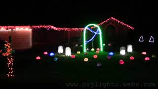PSJ Halloween Light Show 2016 - Time Warp