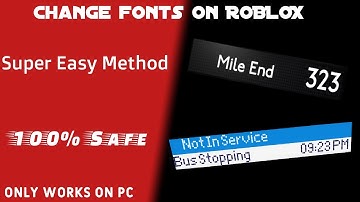 HOW TO CHANGE FONTS ON ROBLOX (NOT BLOXSTRAP, PC)