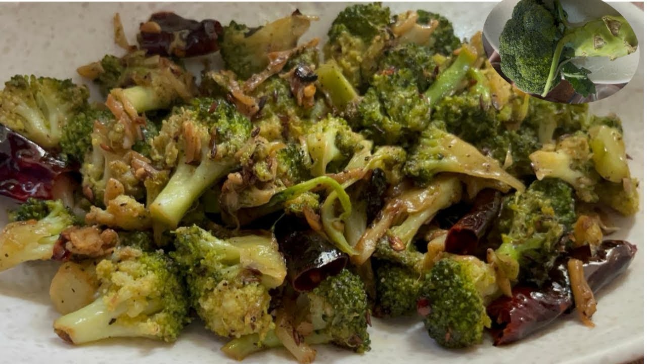 🌶️🥦 Broccoli Pepper Fry — simple, spicy, and super tasty!