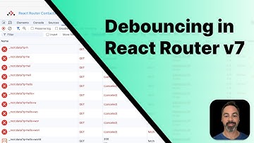 Debouncing requests in React Router v7