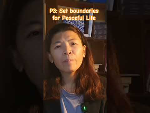 Set Boundaries For Peaceful Life #inspirational
