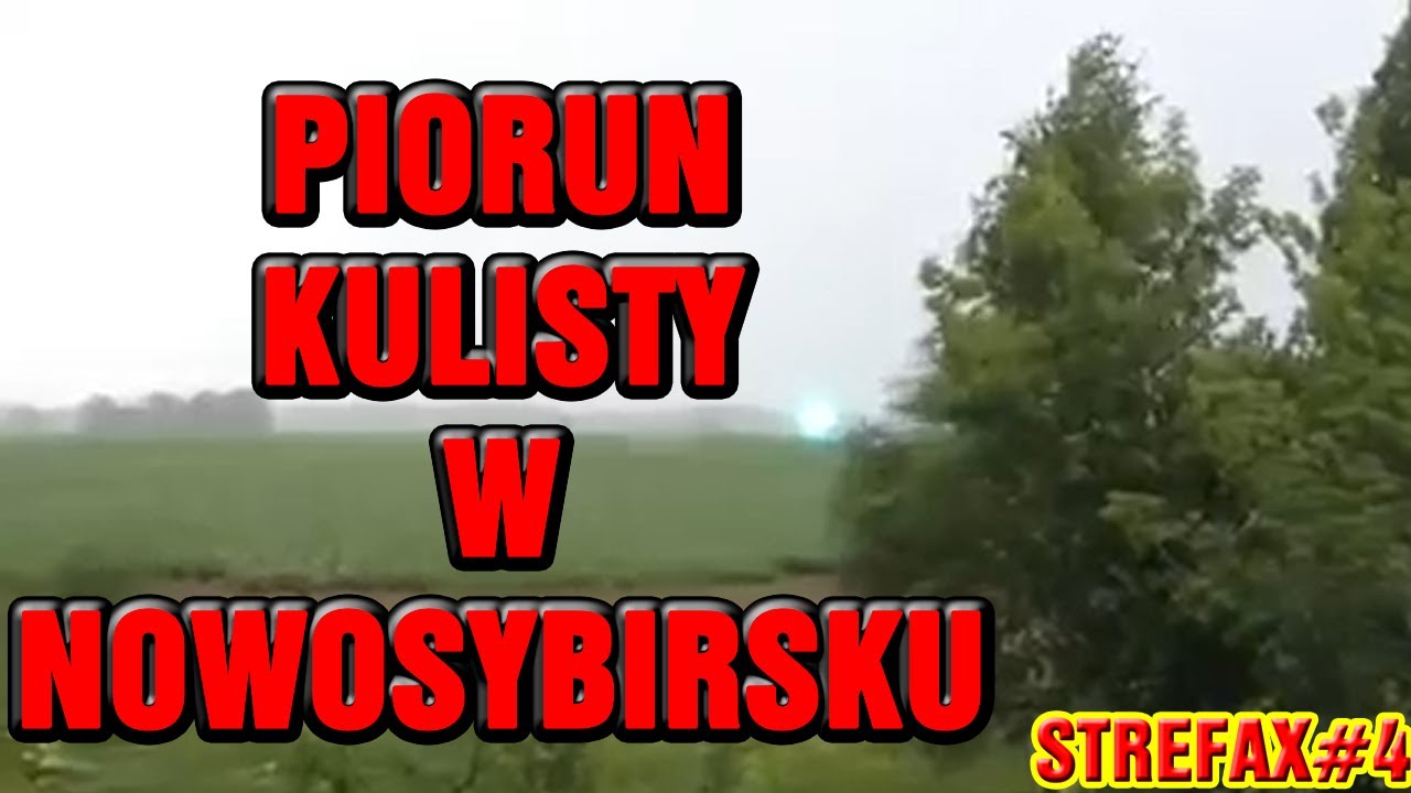 Piorun Kulisty Zarejestrowany W Nowosybirsku Youtube
