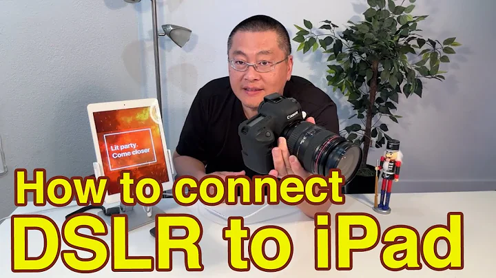 How to connect DSLR to iPad with booth.events