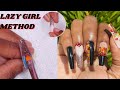 HOW TO ENCAPSULATE GLITTER WITH POLYGEL NAILS 💕| Black Valentine Nail Tutorial Beginner Friendly