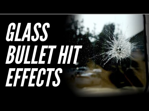 How to create practical glass bullet hit effects.