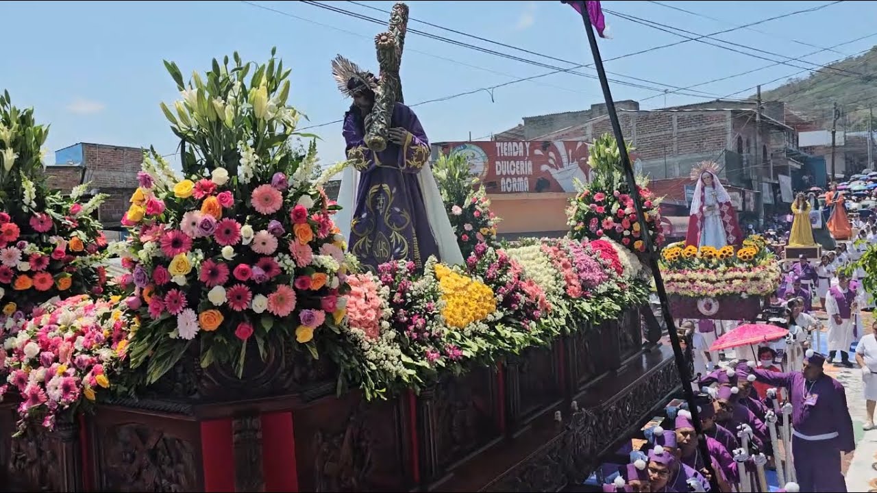 Via Crucis 2024 Cojutepeque- Hermandad del Santo Entierro de Cristo