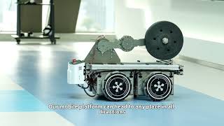 Heavy Duty Mecanum Wheel Mobile Chassis with Brake