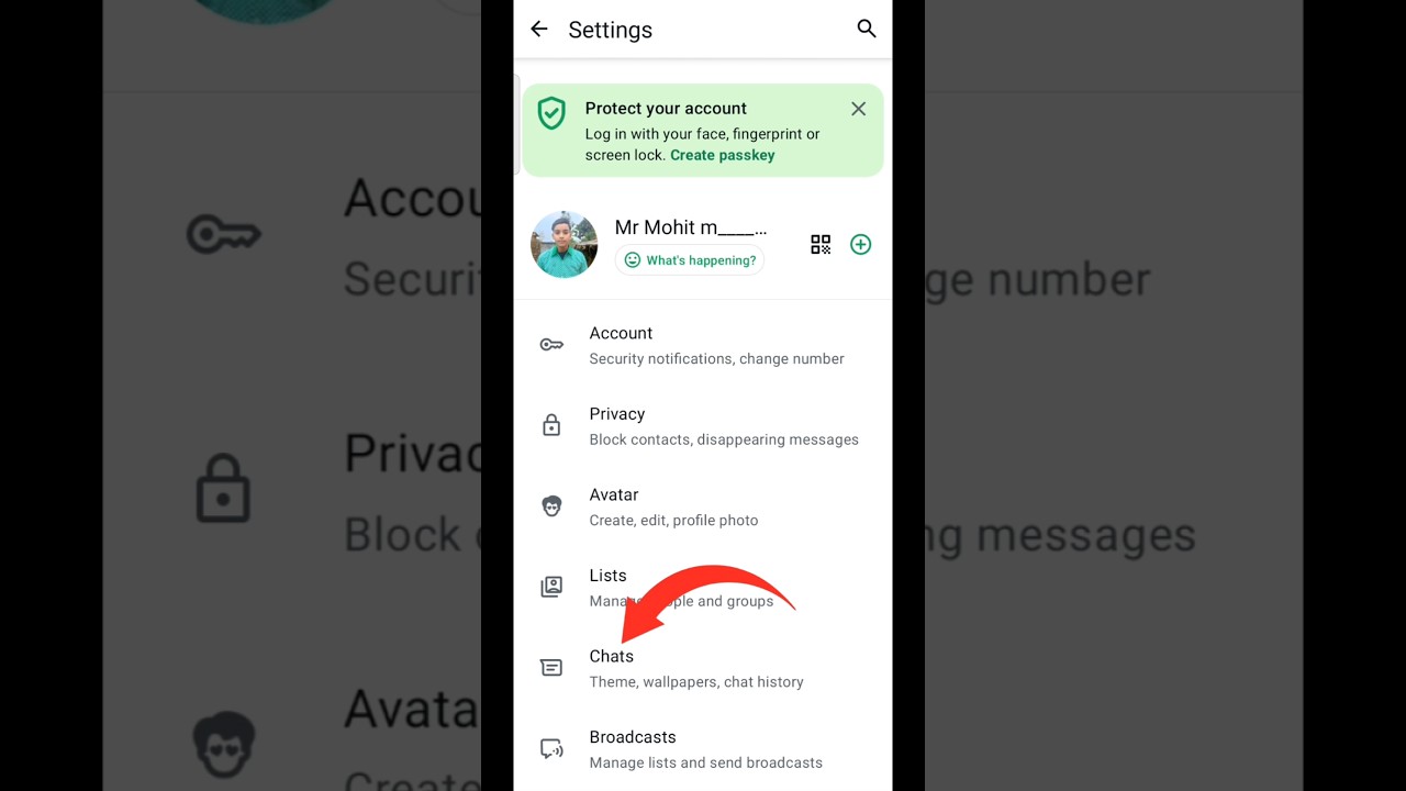 WhatsApp Ka Chats photo kaise set Karen 