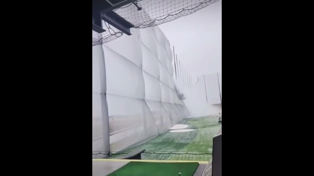 Top Golf Net Falls Down 🤯 YouTube