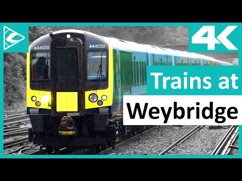 Trains at Weybridge (SWML) 30/06/2020