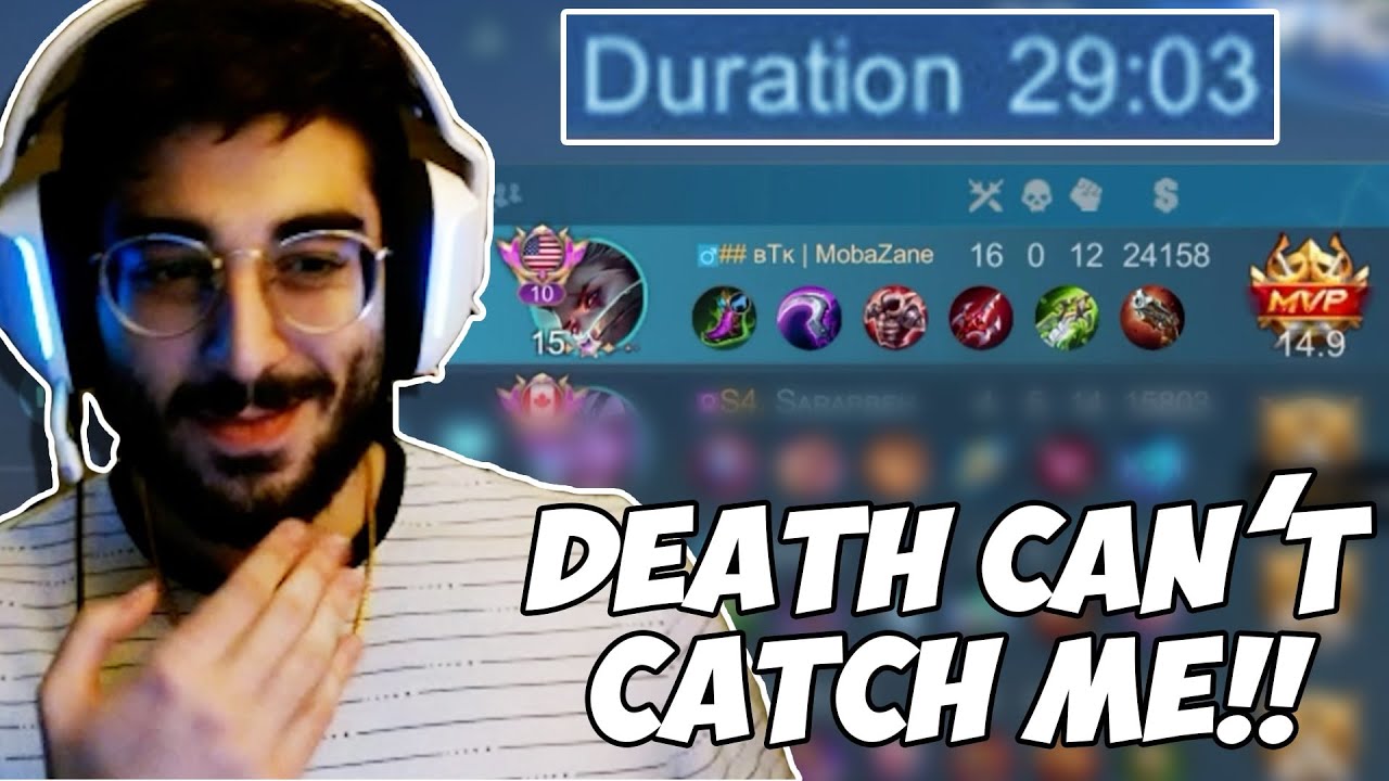 0 Deaths on a 30 a min GAME! Too Good or Too Lucky? | Mobile Legends