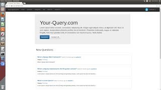 Demo Q&A Website Using Django Python Web Framework