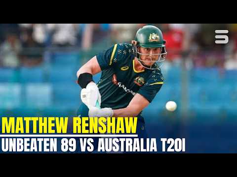 Matthew Renshaw | 89 Runs Not Out | Bangladesh vs Australia | Match 2 | T20I Series 2026 | MR1T