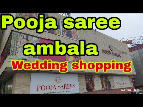 pooja saree ambala best wedding shopping center