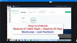 How to Unbrick Realme GT NEO FLASH - REALME X7 MAX | BootLoop - Lost Fastboot, Lost Recovery