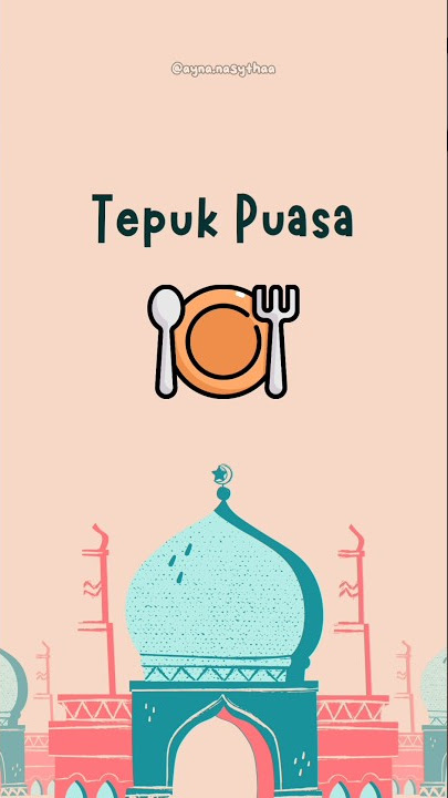 Tepuk Puasa - Video Lagu Edukasi #laguanak #videopembelajaran #shorts